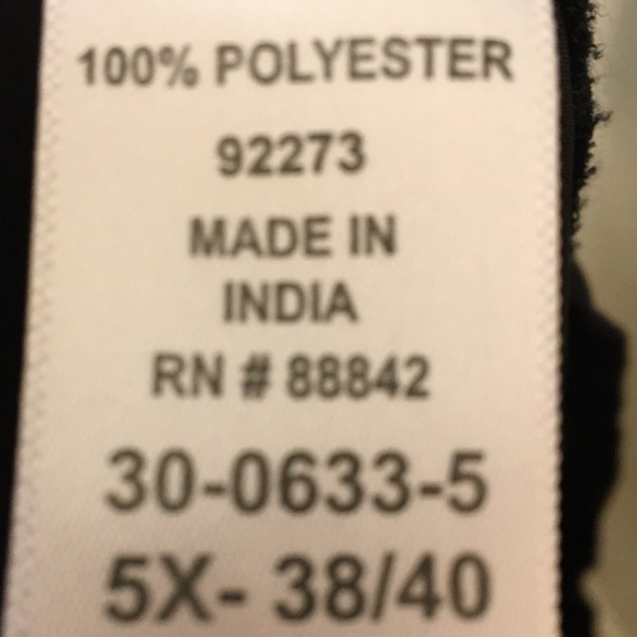 5X ELLOS BUTTON DOWN POLY SHIRT/ JACKET! - Picture 6 of 11